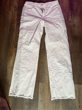 KanCan Light Pink Wide Leg Jeans